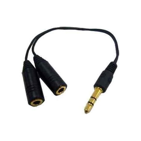 Cordon Y Doubleur Jack 3.5 mm