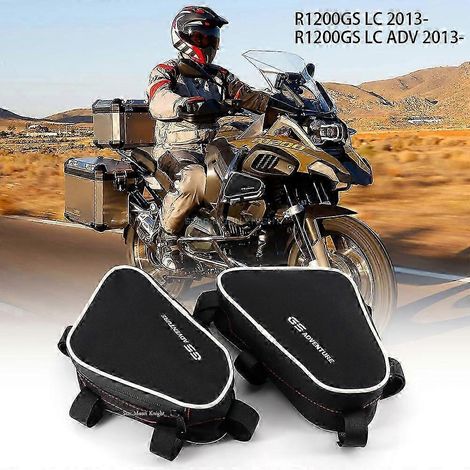 Pour Bmw Gs 1200 Adventure R 1200 Gs R1200gs Lc Adv 2013 - 2020 Cadre Moto Crash Bars Sac étanche Sac de placement de pare-chocs (1/5)