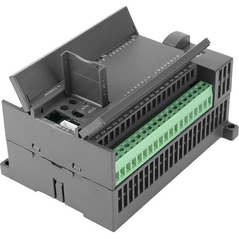 Module logique programmable 4 sorties 100 impulsions, anti-interférences, carte contrôleur DC 24V, programmable, pour automatisation industrielle (1/5)