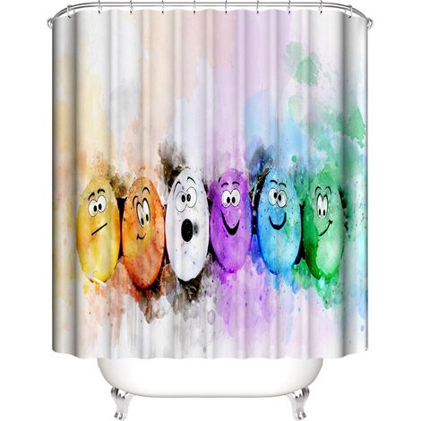 Rideau de Douche de Pâques 180200 cm, Rideau de douche de Oeuf