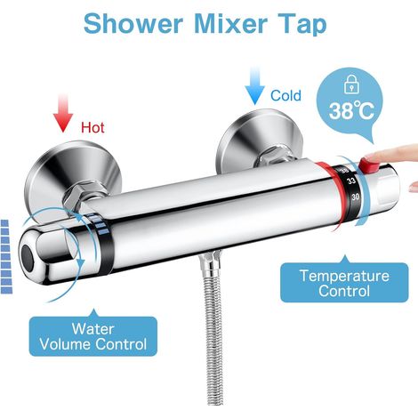 Under-Sink Thermostatic Hot & Cold Water Mixing Valve – G1/2 Thread For Automatic Faucets