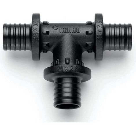 Rehau T-Stück Rautitan PX, mit Zentriernocken, 32x32x32mm (1/3)