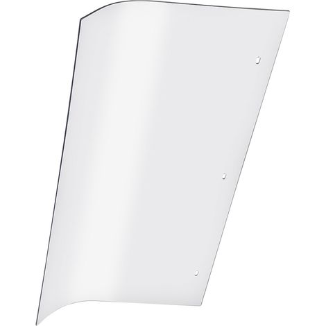 Wolketon Auvent de Porte Marquise Auvent de Porte et Fenêtres Protection Extérieure 40 x 80 cm Montage encastrée