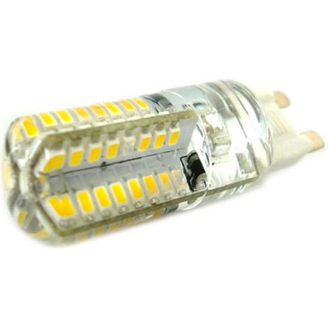 Lampada LED G9 220V 3,5W Bianco Neutro 360 Gradi Con Silicone Diametro Solo 16 mm 64 SMD 3014