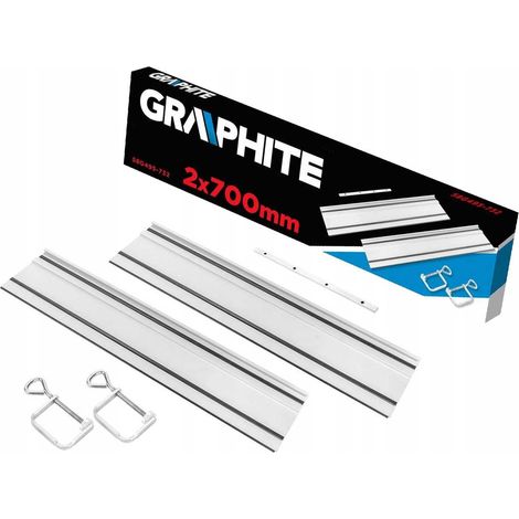 Guías de 2 x 700 mm, conector, 2 abrazaderas (1/5)