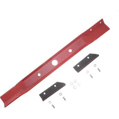 Jardiaffaires – Lame de tondeuse 66cm avec ailettes de ventilation – Compatible Snapper – Longueur 660mm – Diamètre trou 27mm