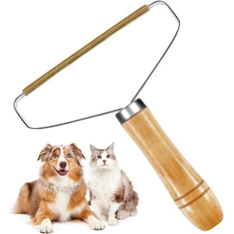 \ Brosse Chiens Chats, Autonettoyante Brosse Poils Morts pour Chat Chien, Aadapté pour Les Chiens Chats Cheveux Courts et Longs (1/4)