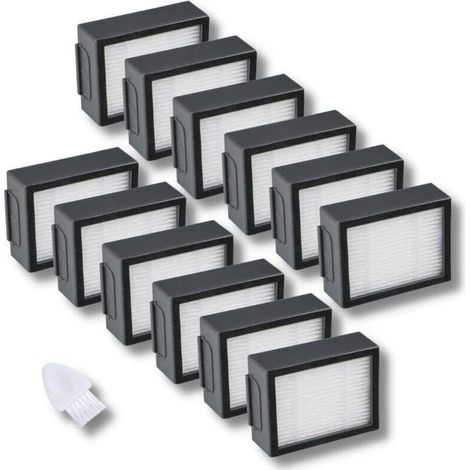 Remplacement Filtres avec iRobot Roomba i1 i1152 i3 + i4+ i6 i7+ i8 Combo i5 + J5 + e5 e6 (Non pour Combo J7+ J9+) i & e Haute Efficacité Filtre hepa (12-Pack） (1/4)