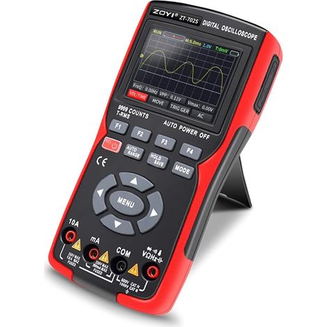Tragbares Multimeter-Digitaloszilloskop, 2 in 1, digitaler elektrischer Tester, tragbares Oszilloskop (1/5)