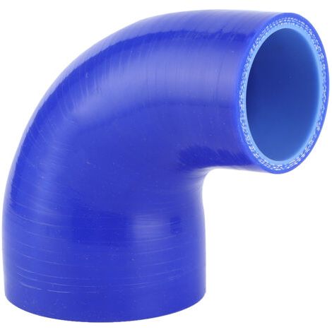 BUNTHAUS Tuyau de raccordement en silicone 4 plis pour tuyau d'admission turbo/intercooler, tube 2 po à 3 po, angle de 90°, pour voiture modifiée (1/5)