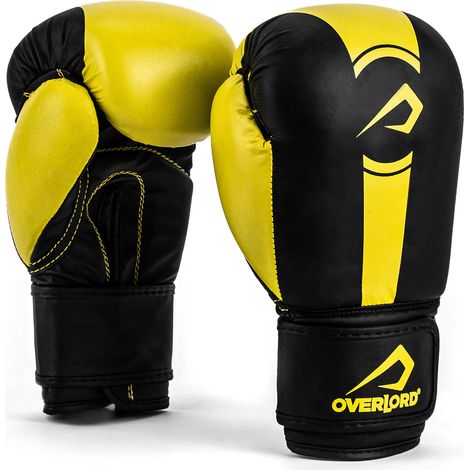Gants de boxe Overlord Boxer Jaunes 8 oz. (1/4)