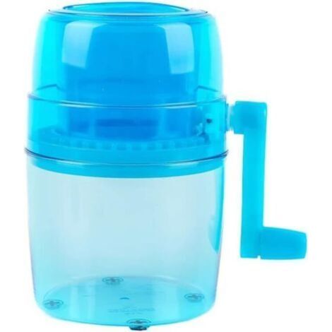 Broyeur à glace, machine à glaçons, broyeur à glace manuel avec lames en acier inoxydable pour un broyage de glace rapide, facile et amusant