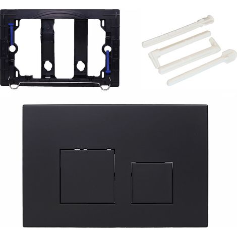 Spülkasten-Druckplatte Sigma01/20/30 für UP300/320 Toiletten - Schwarz