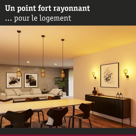 Applique Ravi IP44 E27 max. 60W Noir mat, Doré lampe murale sans ampoule (1/5)