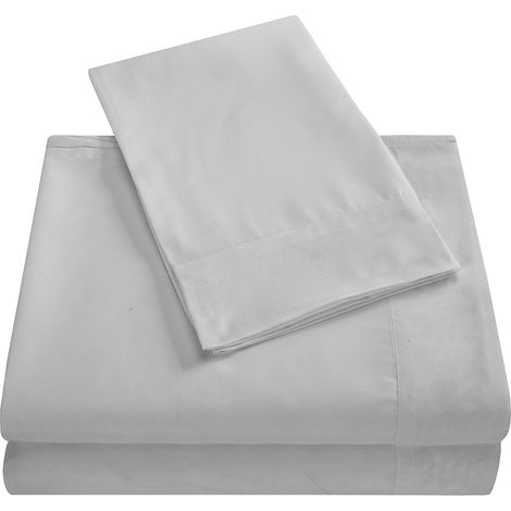 Set De Draps De Lit - Microfibre - Poche Profonde - Pour Lit 140x190 Cm - 4 Pièces (1/5)