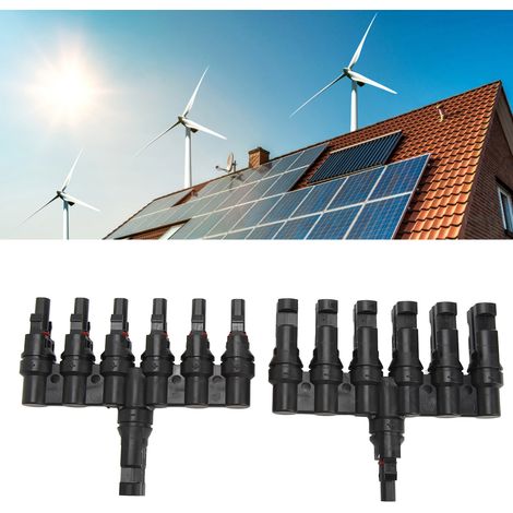 Photovoltaik-T-Stecker, Photovoltaik-Adapter (1 bis 6), Photovoltaik-Parallelanschluss (1/5)