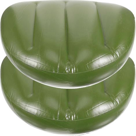 Lot de 2 coussins de siège de chaise de pêche en PVC pour bateau de pêche (vert) (1/5)