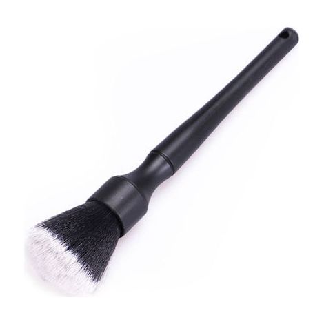 Brosse de détail de voiture ultra-douce Brosse de détail intérieure auto super douce poils de sangliers synthétiques pour le nettoyage du cuir des sièges de voiture NOIR GRAND (1/5)