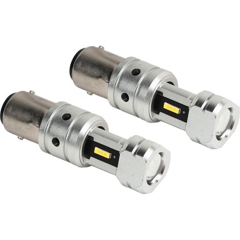 2 Stück 2400 lm 100 W 1157 LED-Rückfahrscheinwerfer, Blinker, Rückfahrlicht, für Auto, LKW, Wohnmobil, gelbes Licht (3000 K) (1/5)