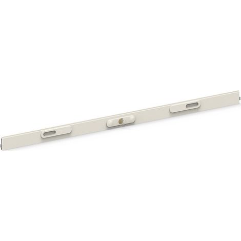 Slid'Up By Mantion – Lame de volet roulant avec serrure – Enroulement intérieur – Aluminium laqué blanc – Longueur 1490 mm, recoupable à 770 mm (1/3)