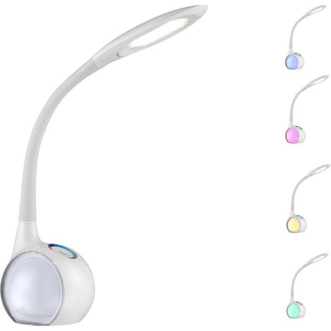 Flex LED Schreibtischlampe TARRON, dimmbar, Sockel mit Farbwechsel (1/5)