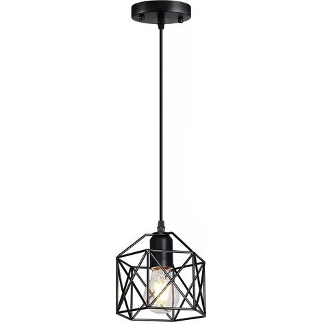 Lampadario a soffitto industriale retrò E26, lampada a sospensione vintage, lampada da soffitto per bar, negozio di abbigliamento, ristorante (1/5)