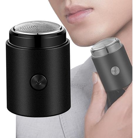 Rasoir Électrique,Rasoir Rotatif Portable pour Hommes,Rasoir Électrique Rechargeable USB sans Fil,Kit de Toilettage de Barbe Humide et Sec pour la Maison et les Voyages (1/5)