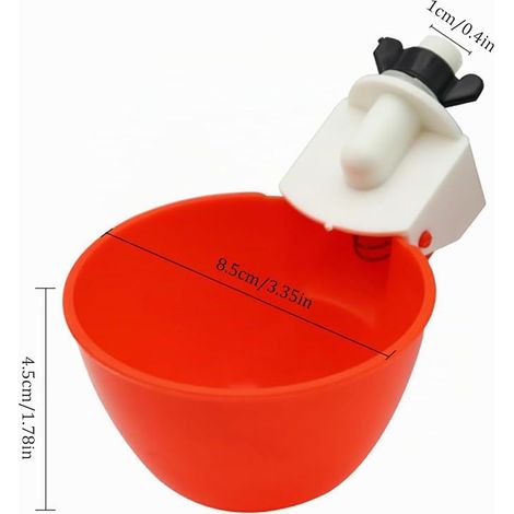 Automatic Drinking Trough for Chicks, Ducks, Geese, Turkeys or Rabbits (1/4)
