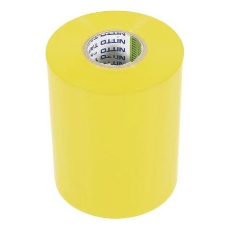 Nitto - Ruban Adhesif Isolant - Jaune - 100 Mm X 20 M