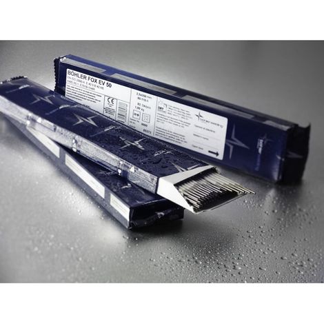 Électrode FOX EV 50 - Diamètre : 2,5 mm - Nombre d'électrodes : 55 - BOHLER