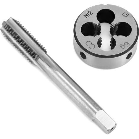 Taraud M12x1.5mm jeu de tarauds et filières Coupe facile et rapide petite résistance grand espace de copeaux, solide et résistant aux dommages (1/5)