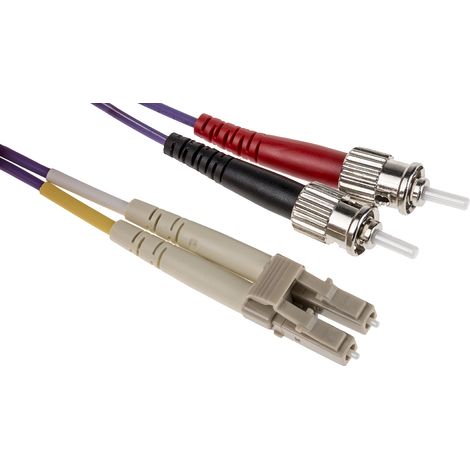 Câble fibre optique RS PRO 5m Avec connecteur / ST, OM3 Multi-mode ( Prix pour 1 )