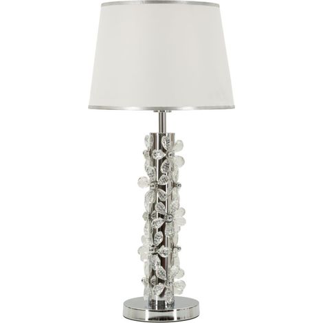 Blumentischlampe Silber CM Ø 35X74