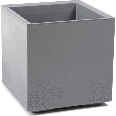 Vaso da fiori KARO ECO grigio 36 litri durevole (1/3)