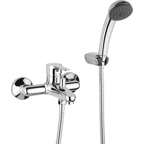 Miscelatore vasca esterno cromato con kit doccia P3 di Paini Rubinetterie (1/2)