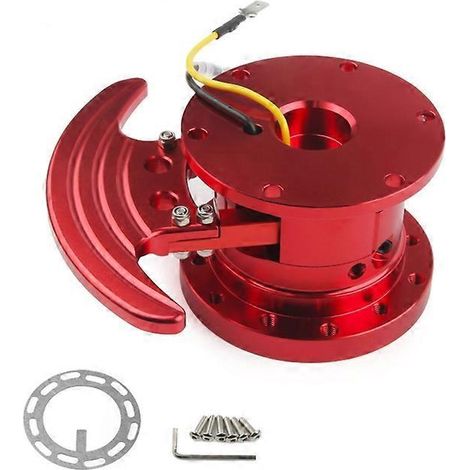 Volant anti-vol 6 trous, moyeu à déconnexion rapide, kit adaptateur de course, système de verrouillage sécurisé pour voiture (1/4)