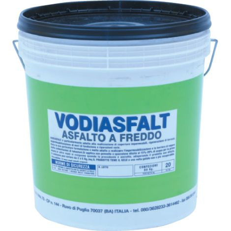 Vodiasfalt Asphalte Extra Cold Gaine mastic 2,5 kg pour pavage de murs