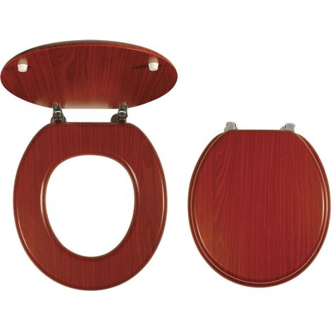 Novaservis Prestige - Asiento chapado en madera, lira de nogal WC/ORECHLYRA (1/2)