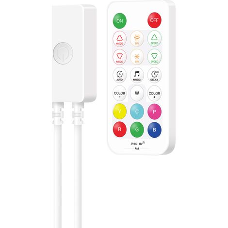 SP643E Three-Channel PWM RGB LED Bluetooth Music Controller: Dynamic, Music, and Custom Effects