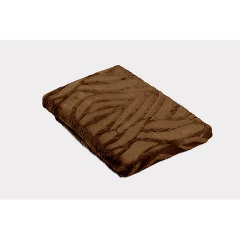 Manta SAWANNA confeccionada en microfibra jacquard, talla. 150x200 (1/2)
