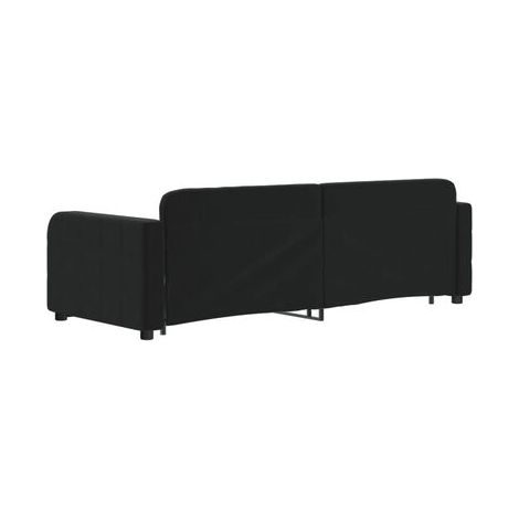 Lit de jour avec lit gigogne (matelas non inclus) 80 × 200 cm, pour chambre, décor moderne, facile à assembler (1/5)