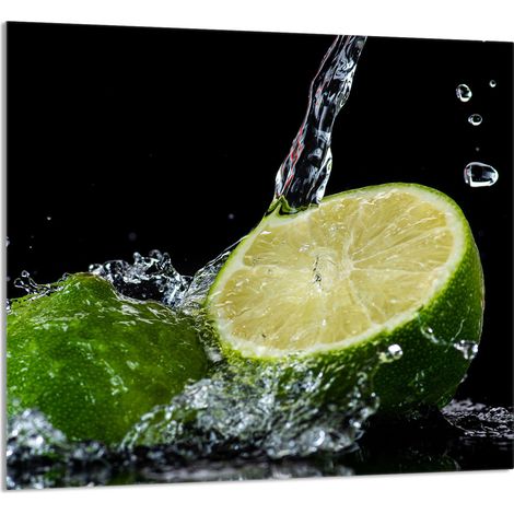 Panneau de verre POUR la cuisine 65x60 Citron (1/5)