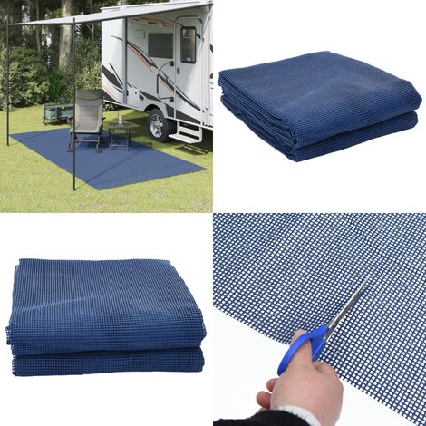 Zeltteppich Blau 4x2 m - Campingausrüstung - Zeltausrüstung - Zeltbodenmatte - Rutschfeste Unterlage - Gartenmöbelschutz - Home & Living (1/5)