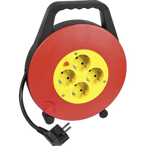 HEITECH Kabelbox 4-fach.10 m 3x1,5mm² Thermoschalter