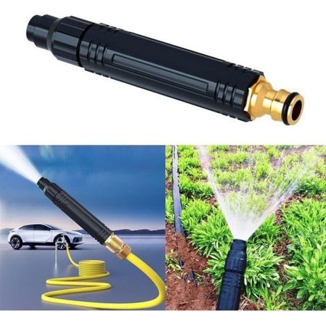 Buse De Jardin - Haute Pression - Réglable Pour Arrosage Et Nettoyage - Compatible Avec Tuyaux Standard - 1 Pièce (1/5)
