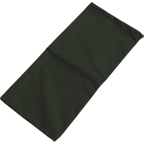 Lot de 10 sacs anti-inondation vides en polyester épais 600D, souples et à cordon de serrage, pour portes, garages et sous-sols, vert foncé. (1/5)