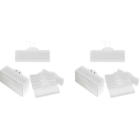 100 pièces aluminium plante Labels Tree Double Sided Tags avec métal Wires pour plante Markers Tree Tags extérieur (1/5)