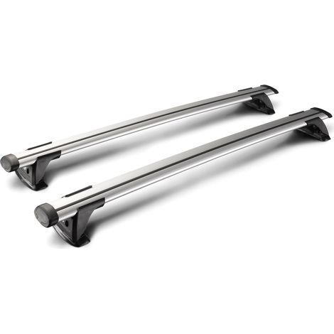 Thru, coppia barre portatutto in alluminio - 134 cm