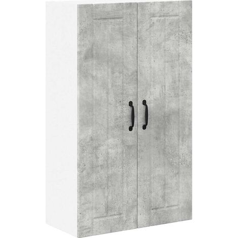 Meubles de Rangement,Armoire de cuisine avec étagère Gris béton 60 x 31 x 100 cm CFW967931 (1/5)