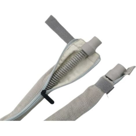 CPAP Hose de tuyau Protector 1,92m long, CPAP Protection de Tuyau, Empêche la Formation de Condensation, Silence, Facile à Nettoyer et Réutilisable(Gris)